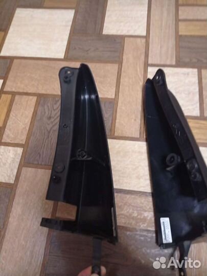 Задние заглушки черные на лада ларгус