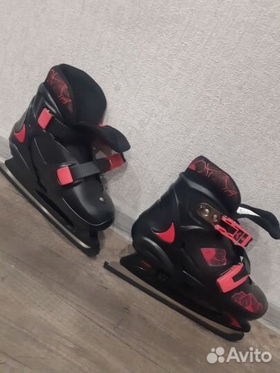 Коньки для девочки раздвижные 33-36