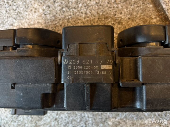 Блок кнопок Mercedes w203 w209