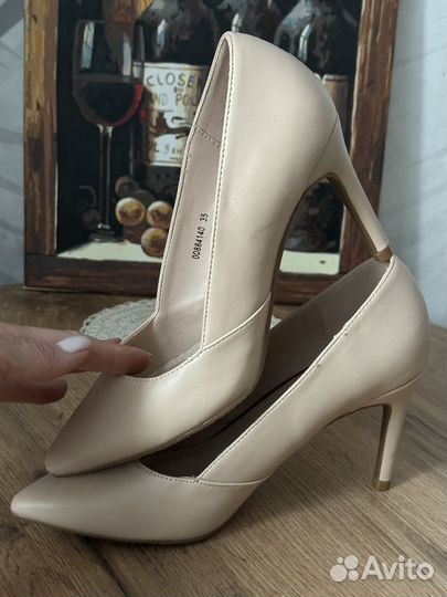 Туфли женские 36 размер бежевые