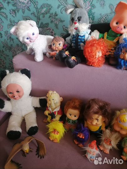 Игрушки мягкие и резиновые СССР и ГДР
