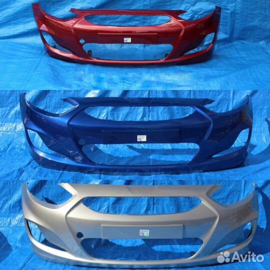 Бампер Hyundai Solaris 2010 + все цвета