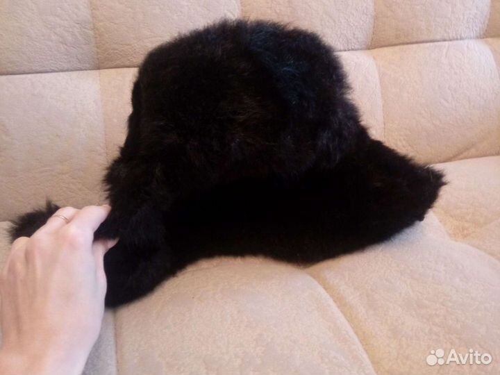 Мужская шапка кролик