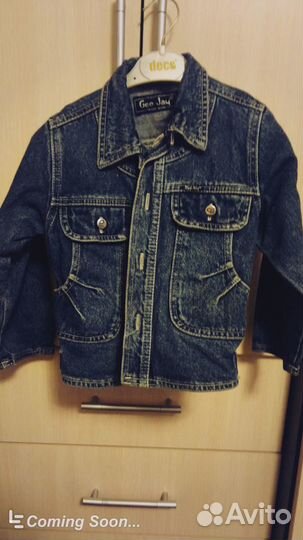 Джинсовая куртка детская (3-4 года)