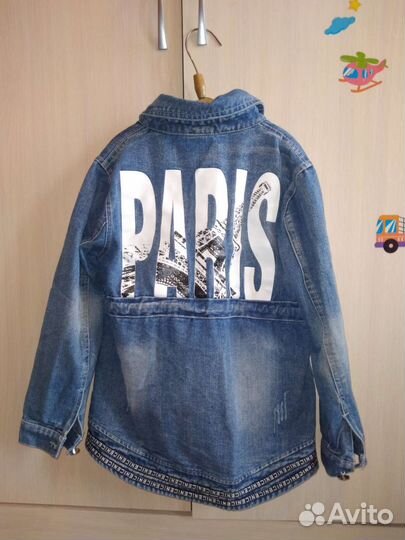 Джинсовая куртка для девочки