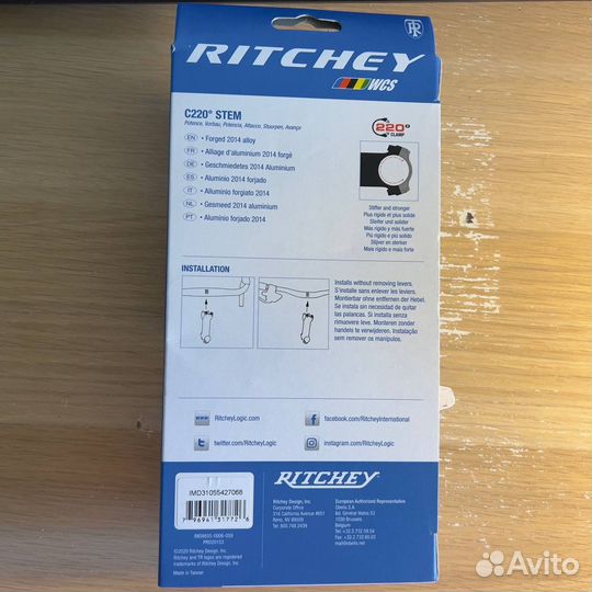 Вынос Ritchey C220, 1-1/4, 100mm