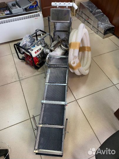 Мини драга Челзолото Lite V4 с помпой + доп шлюз