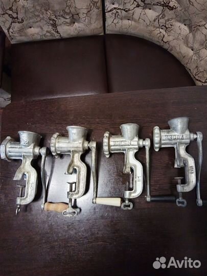 Мясорубка ручная СССР чугунная Касли