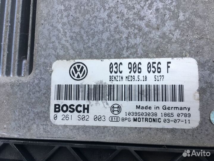 Блок Управления Двигателем Фольксваген Шкода 1.6 F