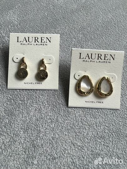 Серьги клипсы Ralph Lauren