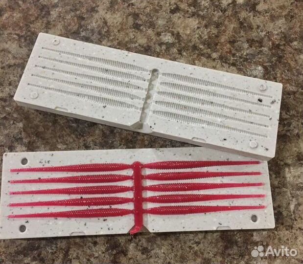 Форма для литья силиконовых приманок