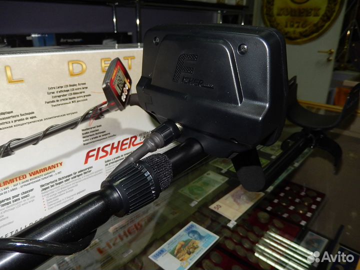 Металлоискатель Fisher F - 22 катушка DD