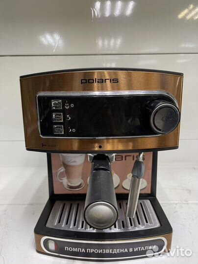 Кофеварка рожковая polaris