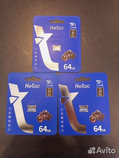 Карта памяти microSD 64Gb Netac XC I Class10