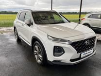 Hyundai Santa Fe 2.2 AT, 2019, 83 400 км, с пробегом, цена 3 690 000 руб.