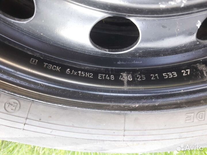 Диски комплект R15, 4x100, DIA 54,1, ET 48