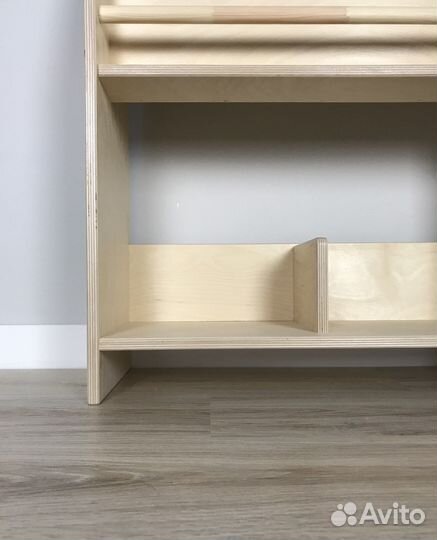 Детская полка стеллаж для книг Монтессори