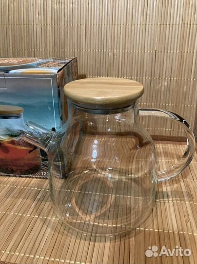 Чайник заварочный стеклянный