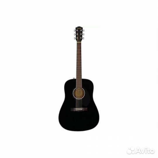 Акустическая гитара Fender CD-60S Black WN