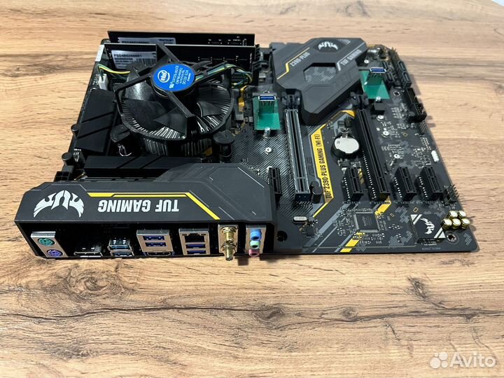 Связка asus TUF Z390+ Intel Pentium Gold G5600f