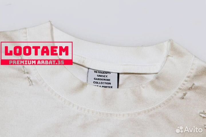 Vetements футболка оверсайз NEW