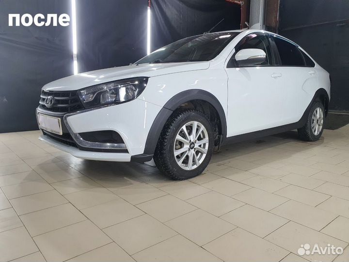 Обвес на лада Веста (накладки на пороги, арки )