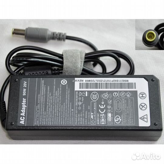 Блок питания для ноутбука Lenovo B590 90W 20V 4.5A