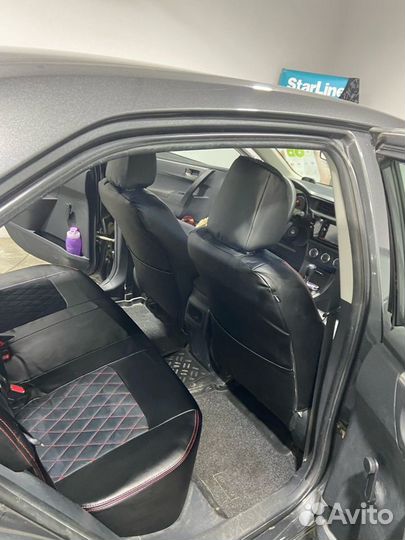 Чехлы Renault Duster 2 красн. ромб комбинированные