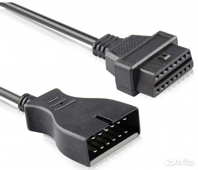 Переходник 12pin на 16pin, адаптер GM12 на OBD2
