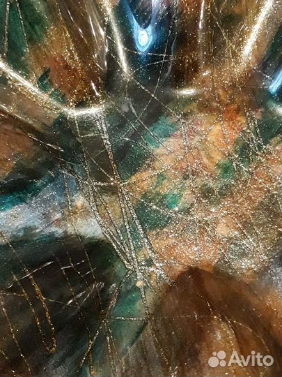 Блюдо стеклянное новое