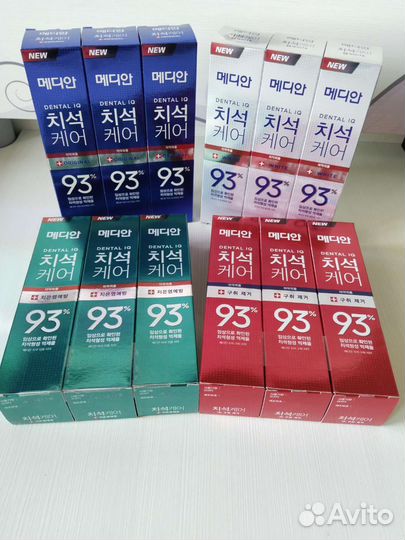 Корейские зубные пасты Median