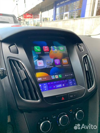 Магнитола Ford Focus 3 тесла стиль