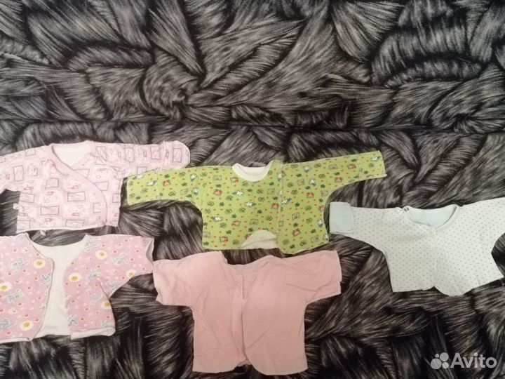 Пакет, распашонки для девочки, 56 размер