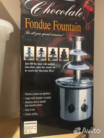 Шоколадный фонтан-фондю