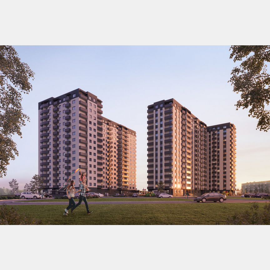 1-к. квартира, 36 м², 9/16 эт.