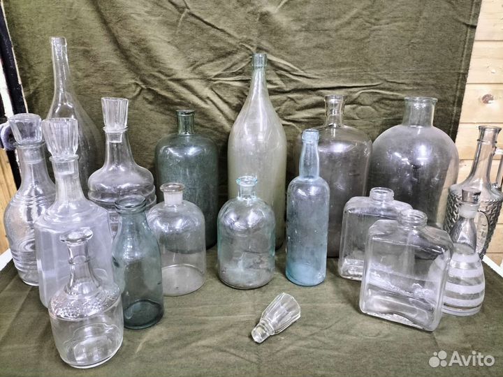 Старинные бутылки