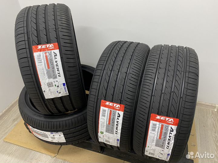 Zeta Alventi 255/35 R19 и 225/40 R19 93Y