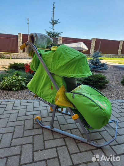 Санки коляска ника