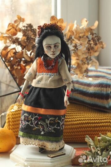 Интерьерная кукла ручной работы