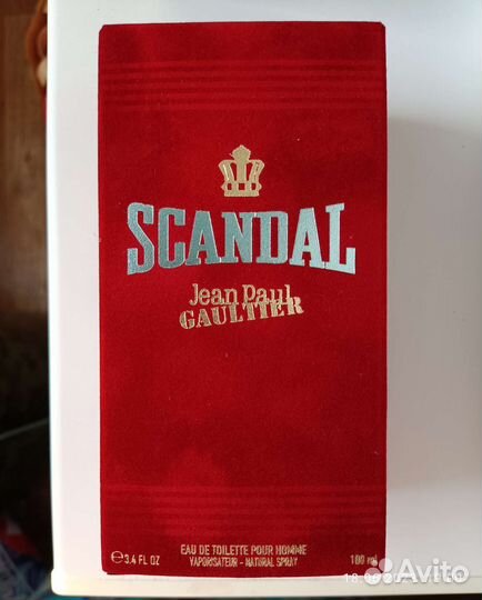 Пустая коробка духи Skandal jean paul gaultier
