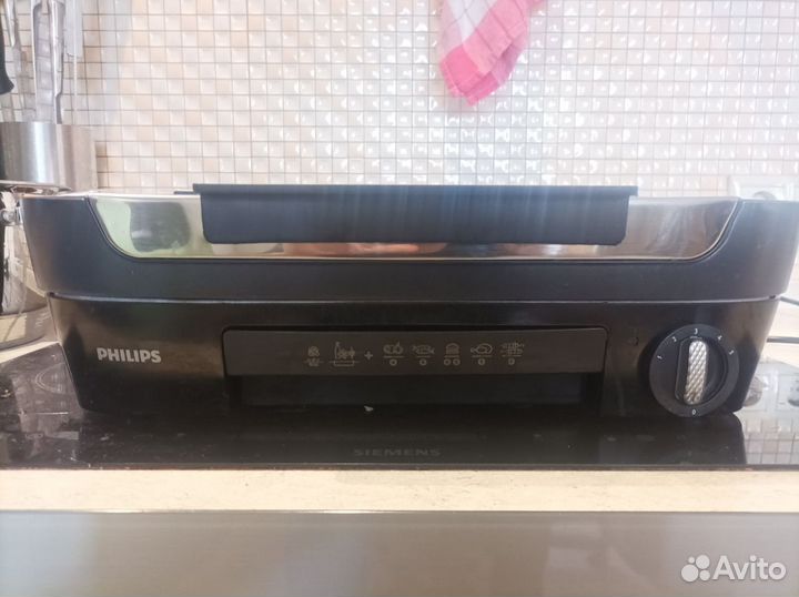 Электрогриль Philips 6360 открытый/закрытый