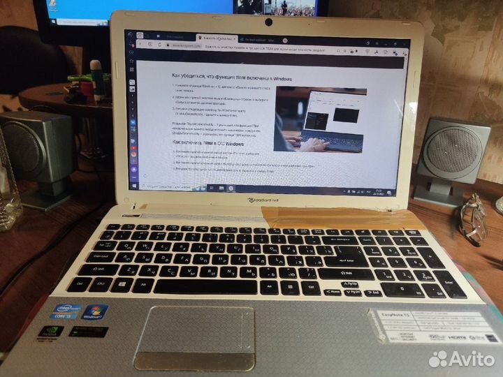 Ноутбук Packard Bell EasyNote TS44 на запчасти