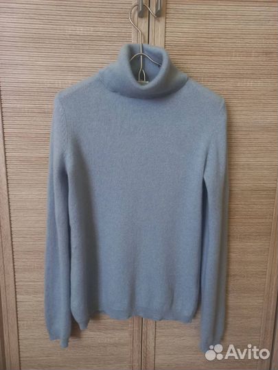 Кашемировый джемпер с широким горлом