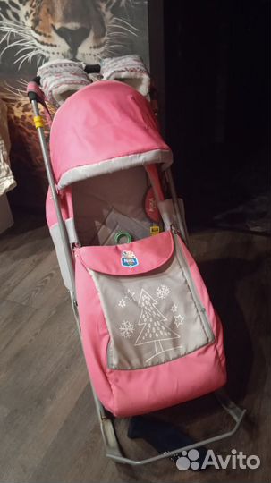 Коляска санки