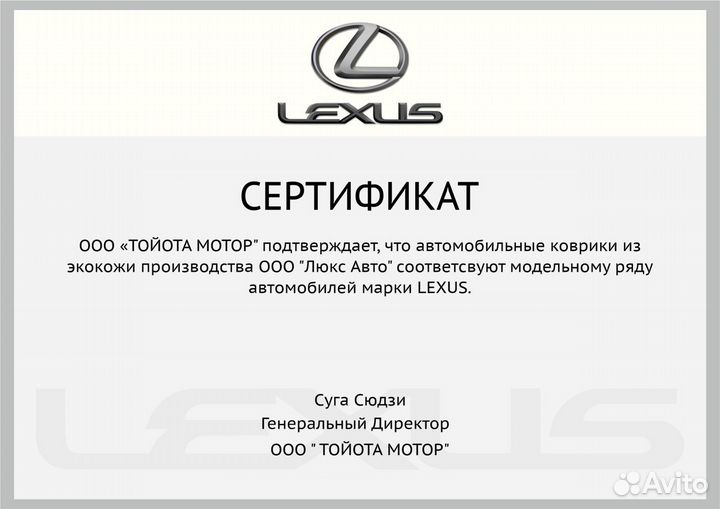 3D Коврики Lexus GX Экокожа Салон Багажник