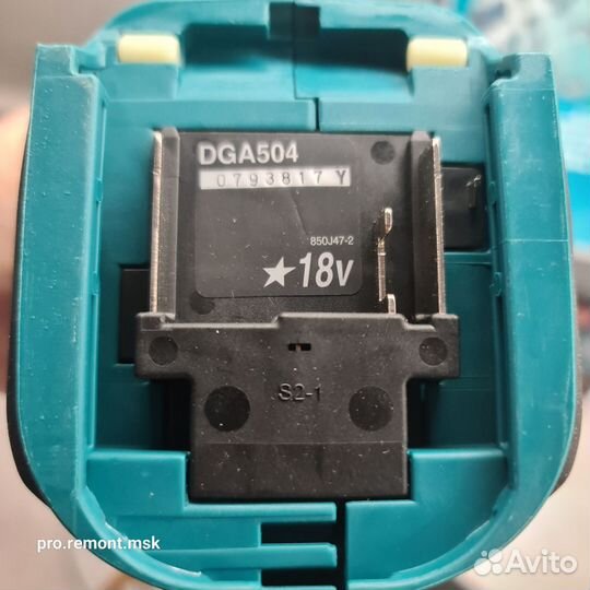 Makita dga504z аккумуляторная ушм 18v