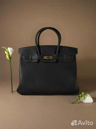 Сумка женская Hermes Birkin 30 Noir