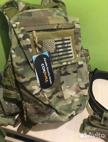Патч флаг США, 12,7*7,6 мм (5*3 inch)