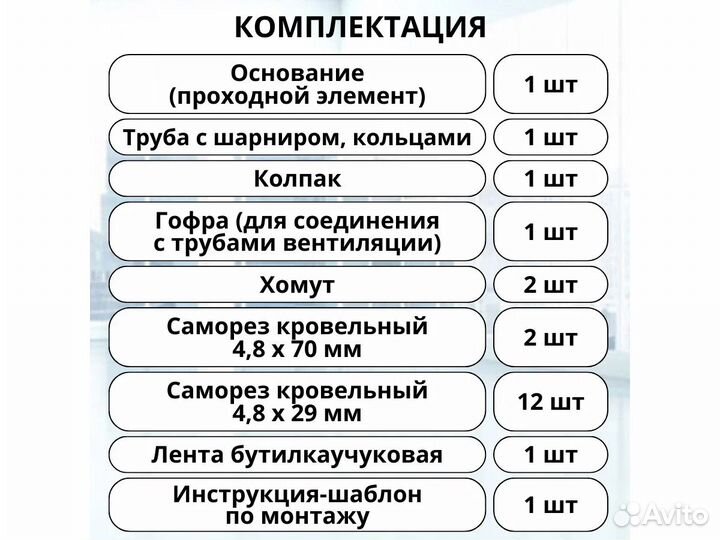 Вентиляционная труба для металлочерепицы ral8017