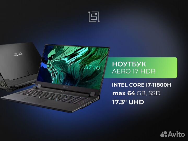 Gigabyte Aero 17 HDR i7-11800H 16GB 1TB RTX 3070